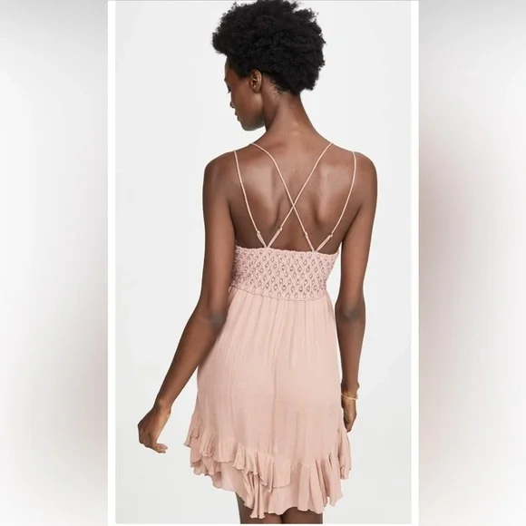 Free People Adella Lace Slip Dress - Picture 2 of 13